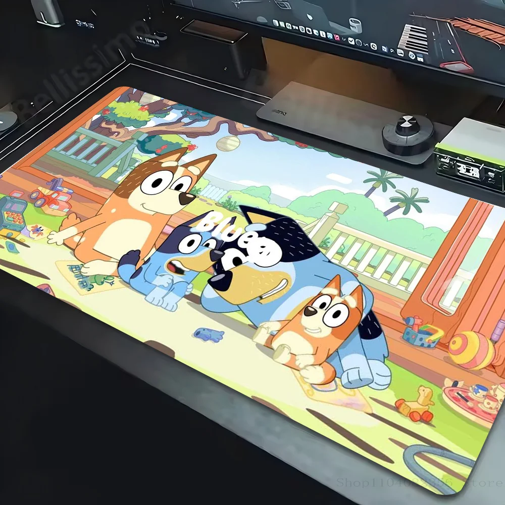 Cartoon B-Blueys Mousepad Non-slip Suitable For Office Computers Laptops E-sports Game Desk Mats XXL Keyboard