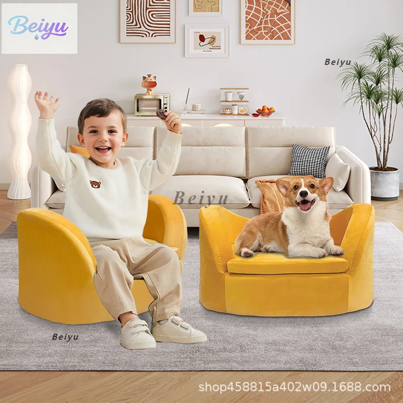 

foreign trade pet sofa soft and comfortable dual-purpose sofa cushion removable sponge pet nest