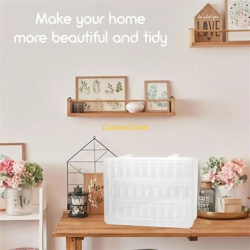 

M4YF Clear Stackable 30 Organizers for Efficient Storage of Small Objects