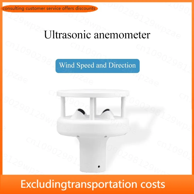 Veinasa VWS002A 9-30V RS485 Highly Integrated Ultrasonic Anemometer Digital Air Temperature Humidity Meter -20-80