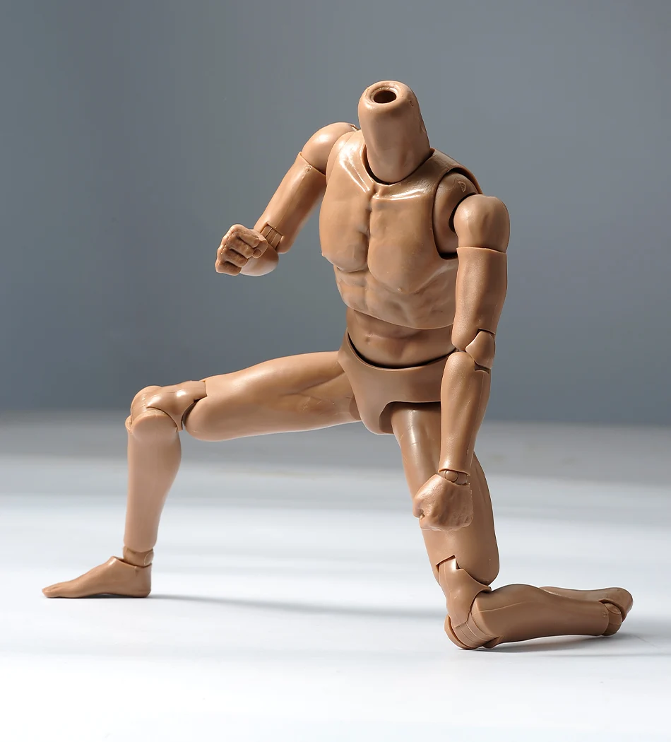 1:6 Scale durable Muscle Fitness Male Figure soldier Body Model Toys with extra hands accessory