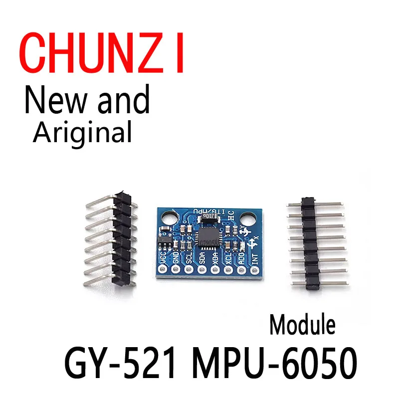 MPU6050 Module 3 Axis Analog Gyro Sensors+3 Axis Accelerometer Module GY-521 MPU-6050