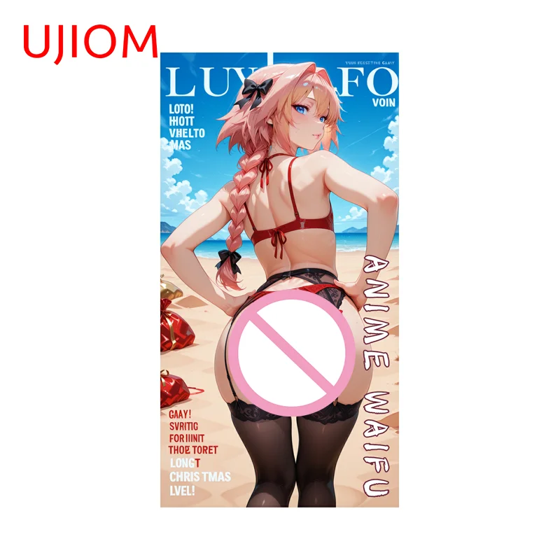 UJIOM Anime Astolfo Big Cheap Wall Sticker Enchanting Scratch Proof Free Item Decals Suitable For Bedroom Windows Sofa Wall