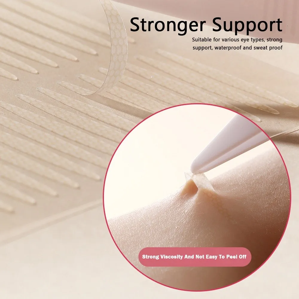 New Long-lasting Double Eyelid Tape Waterproof Natural Invisible Tape Sweatproof Mesh Eyelid Tape Puffy Eyes