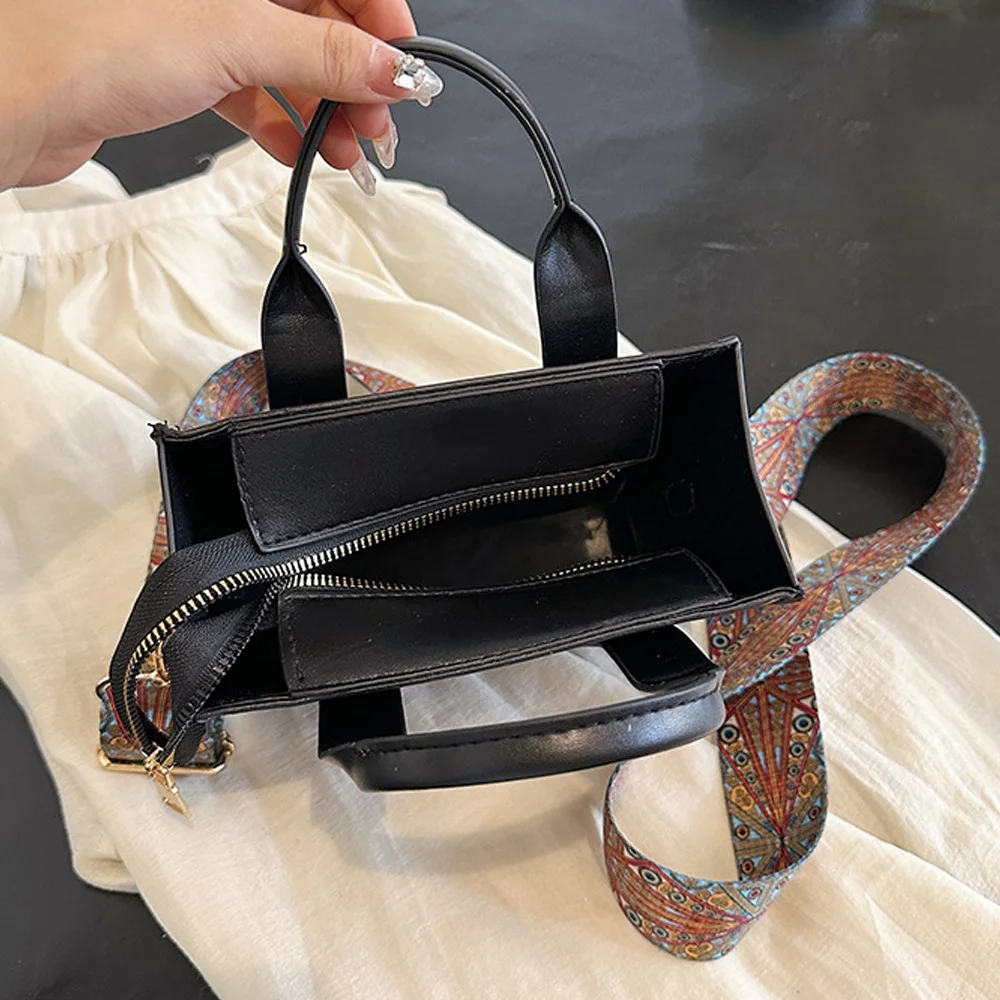 حقيبة كتف واحد متقاطعة مع الجسم للنساء ، حقيبة يد صغيرة مربعة ، موضة اوروبية واطنية ، حقيبة حمل حروف ، جديدة ،