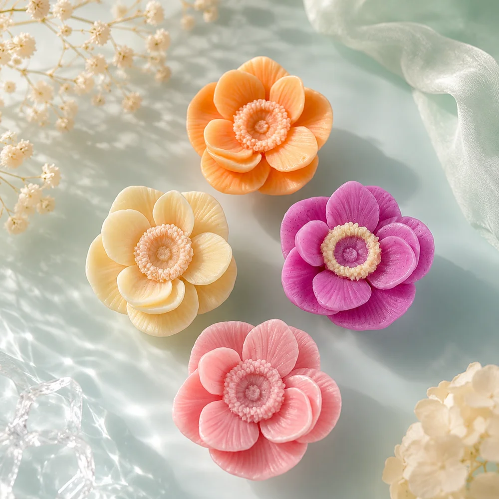 Toptan Çiçekler Silikon Mum Ka - Soap Making Supplies Wholesale incelemesi ve fiyatı