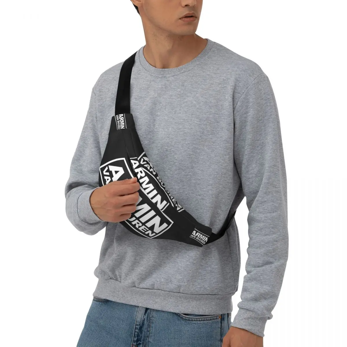 Armin Van Buuren Unisex Waist Bag Multifunction Sling Crossbody Bags Chest Bags Short Trip Waist Pack