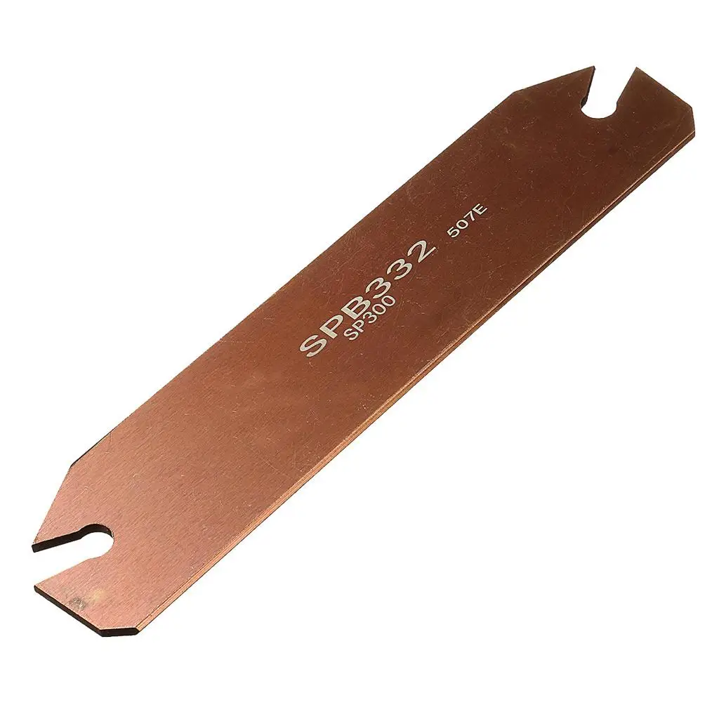 Metal Cut Off Blade Precision Parting Tool Lathe Blade Holder High Hardness for Lathe Cutting