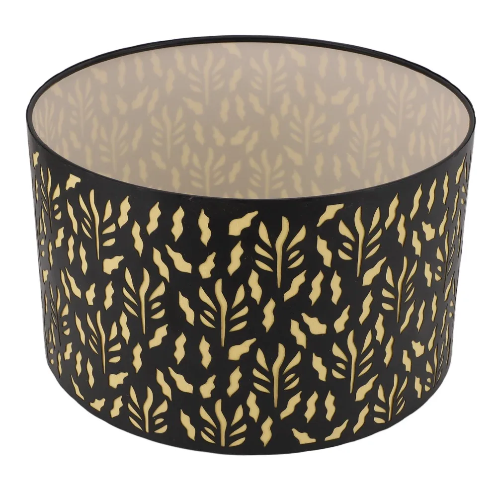Modern Iron Lampshade Geometric Pattern Medium Size Lamp Cover Chandelier Lamp Shades Living Room