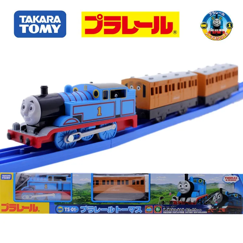 TAKARA TOMY track toy model Thomas Train Annie and Clarabelle carriage, boy toys, perfect for holiday gifts to friends.