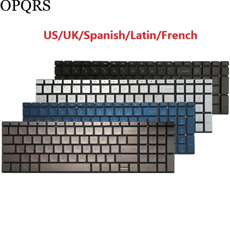 

US/UK/Spanish SP/Latin LA/French FR Laptop keyboard For HP Pavilion 15-DA 15-DB 15-CN 15-CR 15S-DU 15-DW 15-CS