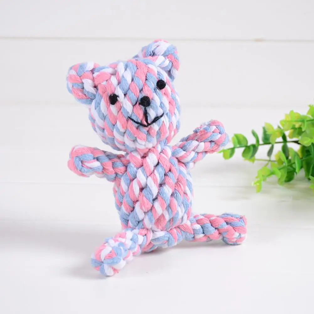 

Pet Toy for Destructive Chewing Toy to Promote Healthy Teeth Pets Safe Durable Dog Rope Toys for Chewers for Teeth for Small