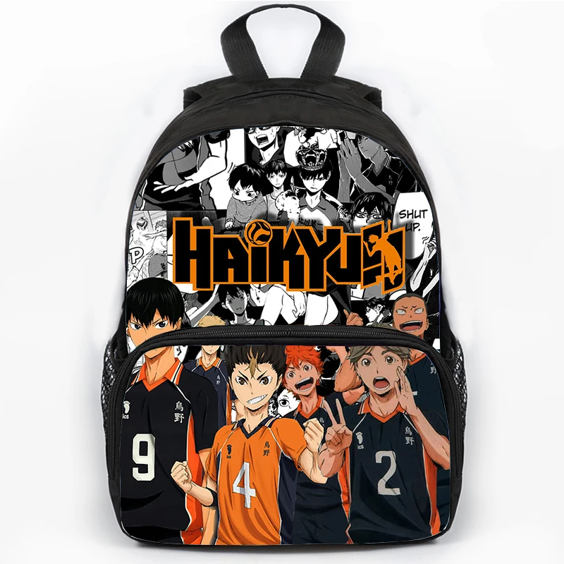 

Haikyuu Anime Backpack Students Back Pack Japanese Manga Children School Bags for Boys Girls Waterproof Travel Bookbag Mochila