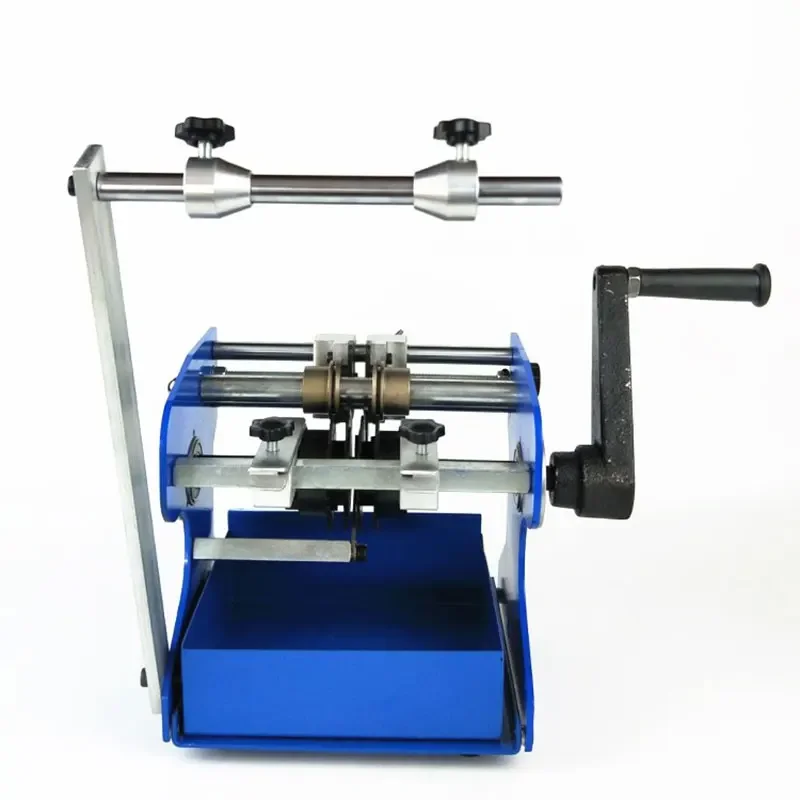 Máquina formadora de resistores, máquina formadora de fita, máquina formadora de resistência com manivela manual