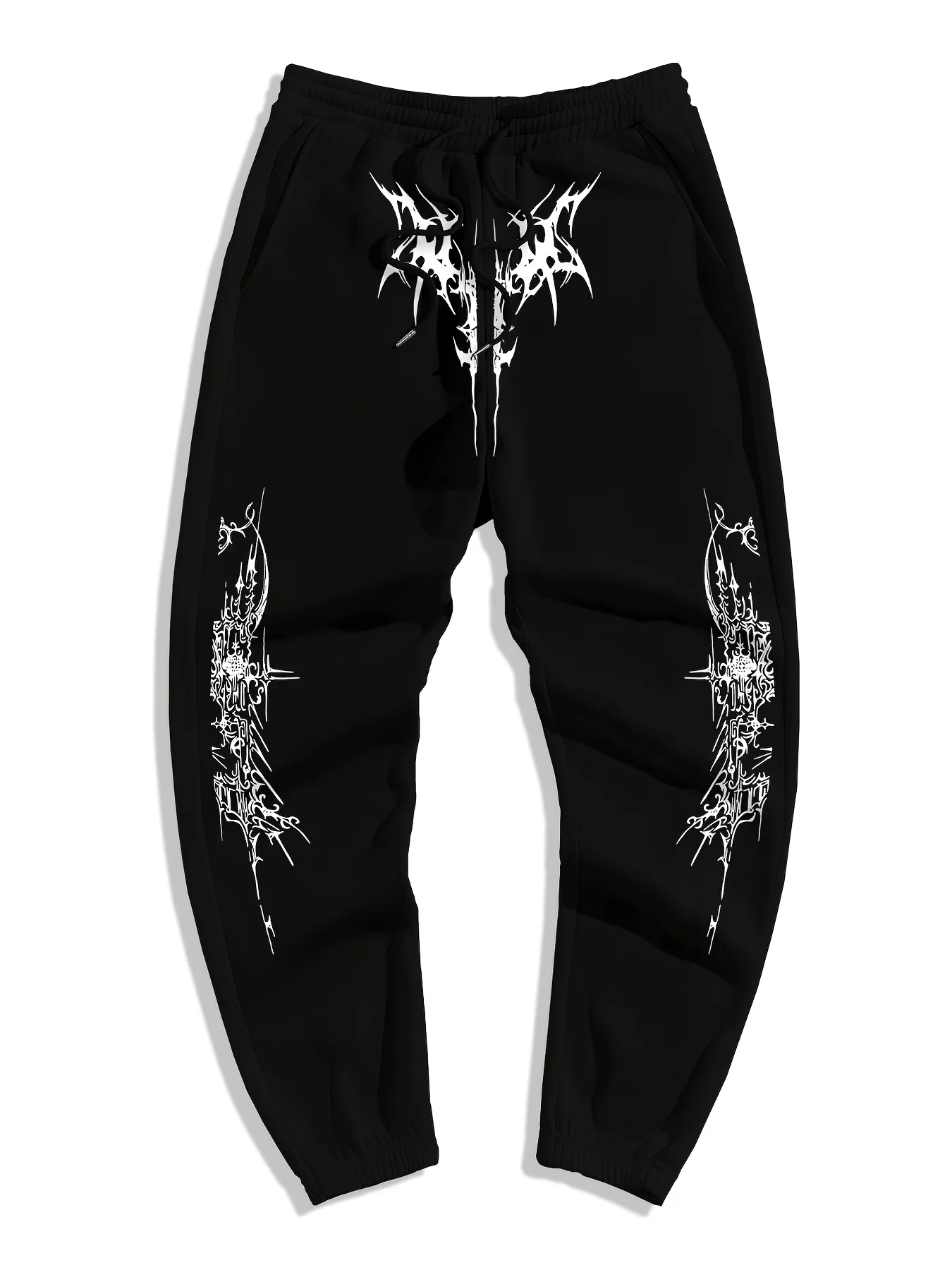 

Men's Gothic Printed Casual Jogging Pants Men's Comfortable Sport Pants Men's Ties Fitness Pants S-3XL