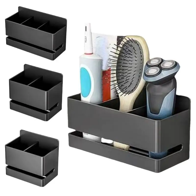 Toothbrush Holder Box Bathroom Razors Hair Comb Organizers Storage Rack Enduring 