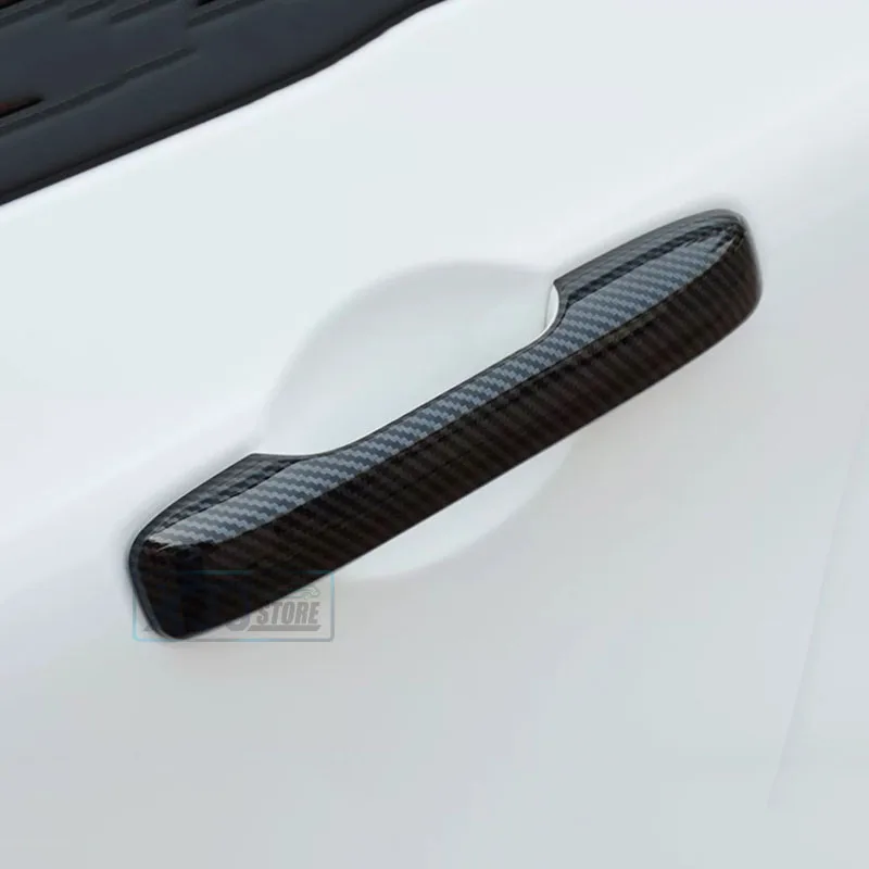 Fit for Honda Jazz GR Fit 2021 2022 2023 2024 2025 2026 Carbon Fiber Exterior Door Handle Protection Cover Sticker Accessries