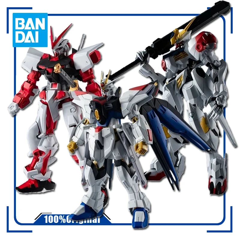 

BANDAI GU 1/144 Strike Freedom Gundam Type II Astray Red Frame Gundam Barbatos Lupus Фигурки экшн-игрушек Готовая модель продукта