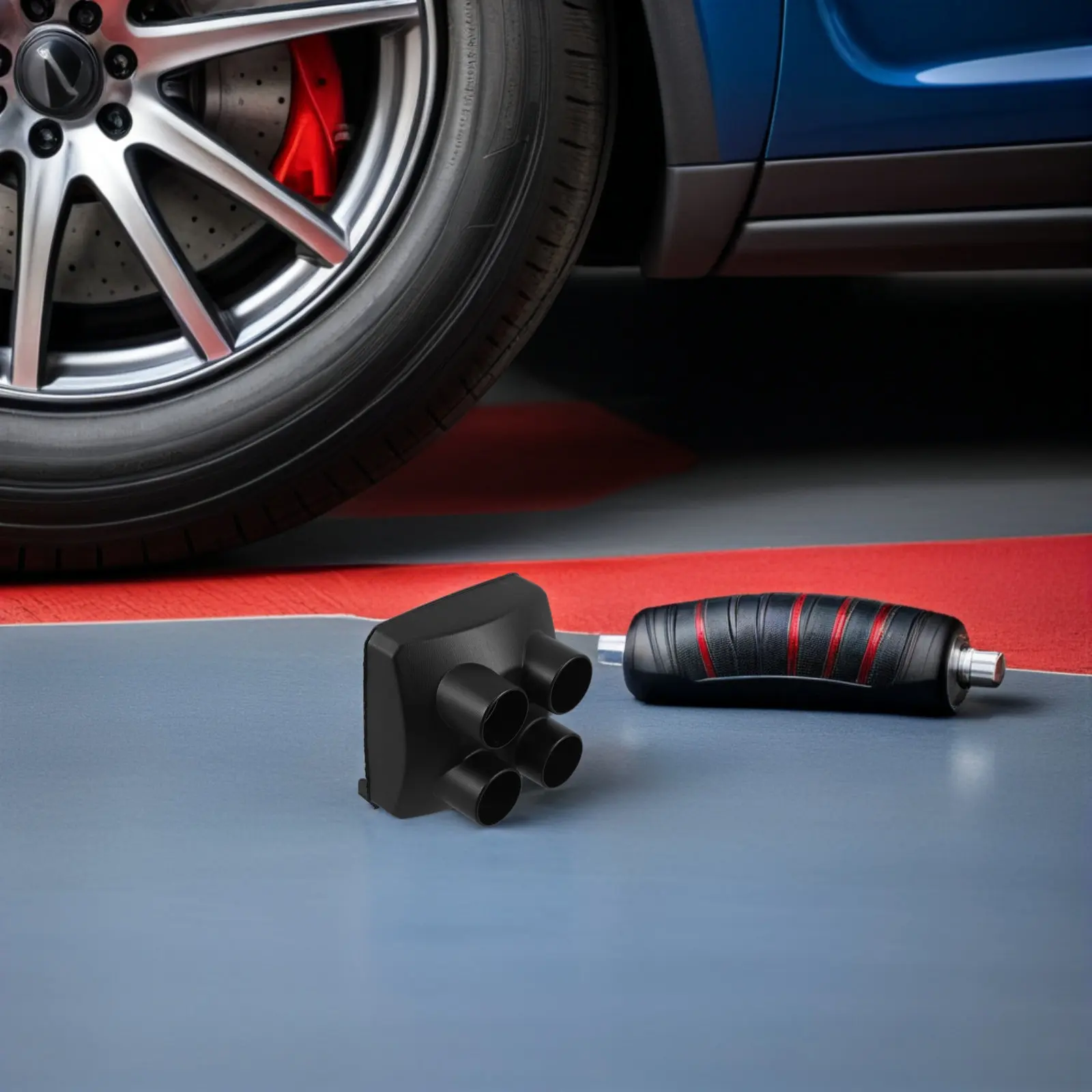 Car Heater Duct Vent Outlet 1 Hole 75Mm Converts to 4 Holes 42Mm Even Heat Distribution for Vehicle Interior Comfort All Season