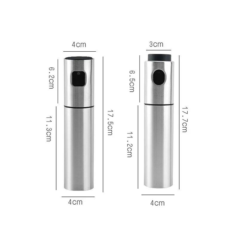 BBQ stainless steel spray bottle, baking olive oil spray bottle, water pump, barbecue oil and vinegar sprayer, kitchen tools