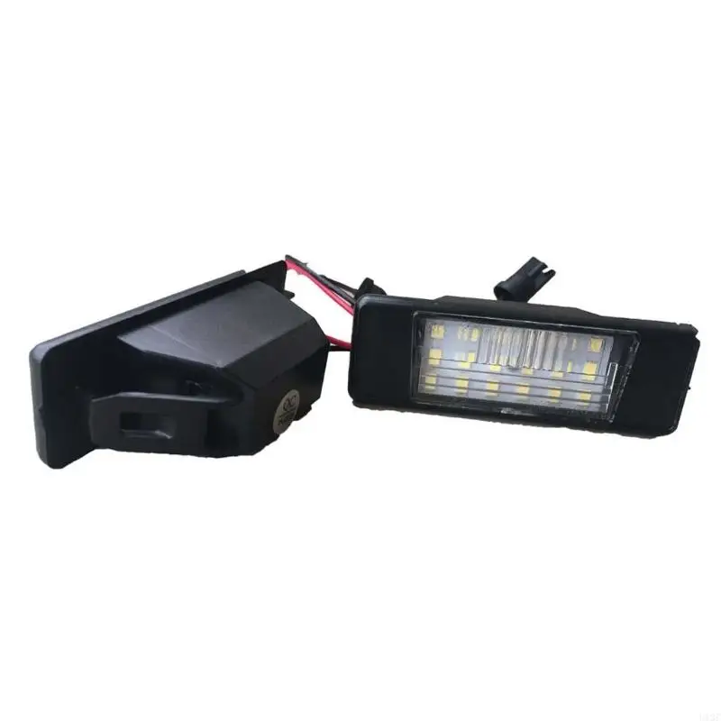 

U13C 2PCS Светодиодная лицензионная лицензия Light Plate Light Lamp для X-Trail Juke Qashqai