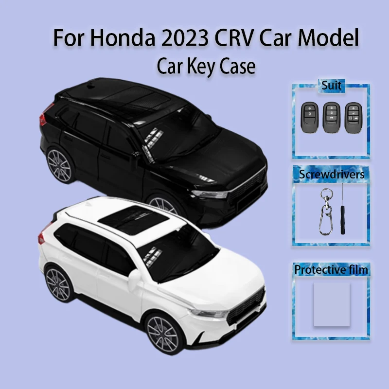 For Honda Crv 2023 Car Model Key Case Cover Remote Protective Case 2 3 4 Button Key Creative Buckle Surprise Gift Accessories