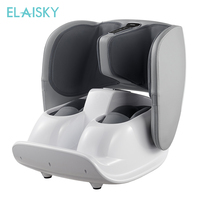 Electric Foot Calf Massager Machine Air Compression Rolling Heat Vibrate Kneading Leg Relaxing Massager Fits For Relaxation 220V