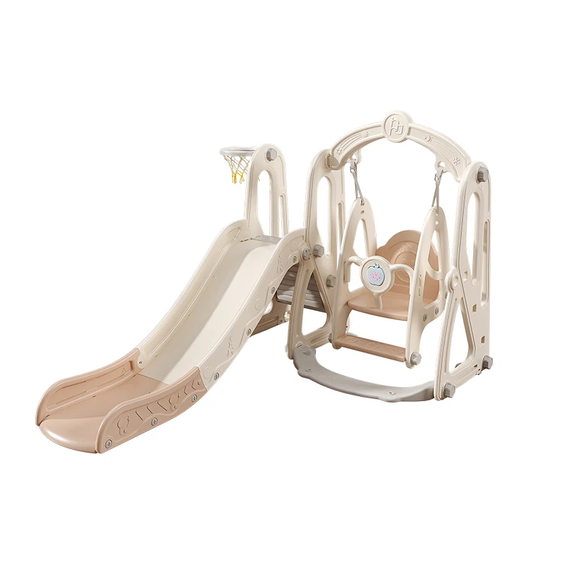 

Children's Indoor Playground Equipment Plastic Swing Slide Set & Park Game Room Combination Inflatable