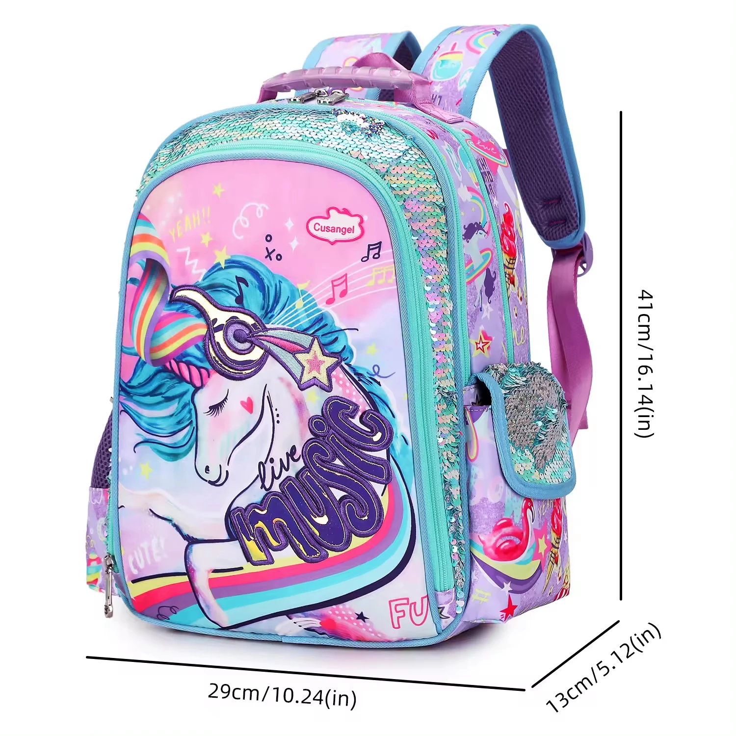 Unicorn Backpack Cartoon Bag School Bags For Girls Teen Set School Backpack For Kids Boys Spinal Protection Lightweight Mochilas