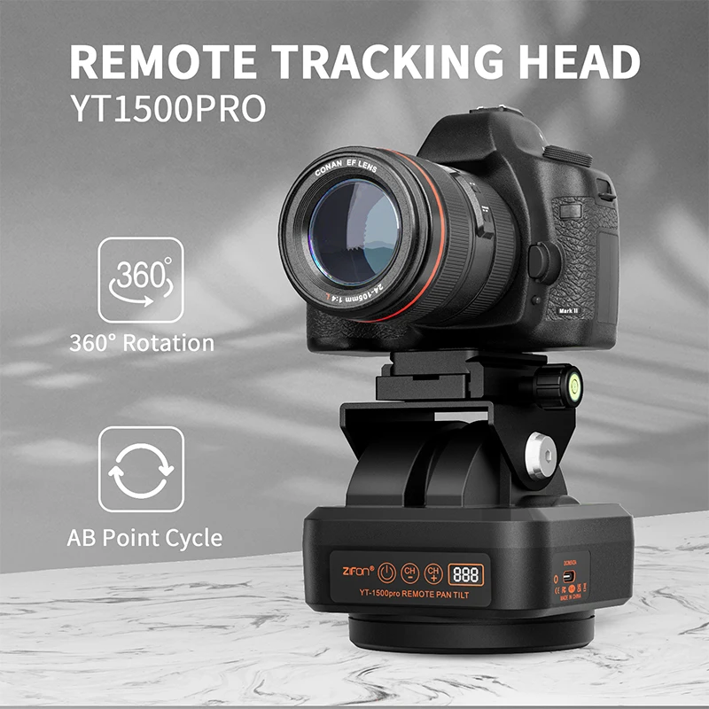Zifon YT-800 YT-1000 YT-1200 YT-1200AI YT-1500 YT-1500Pro YT-2000 AI الوجه بعد مثبت الرأس البانورامي الدوار الآلي