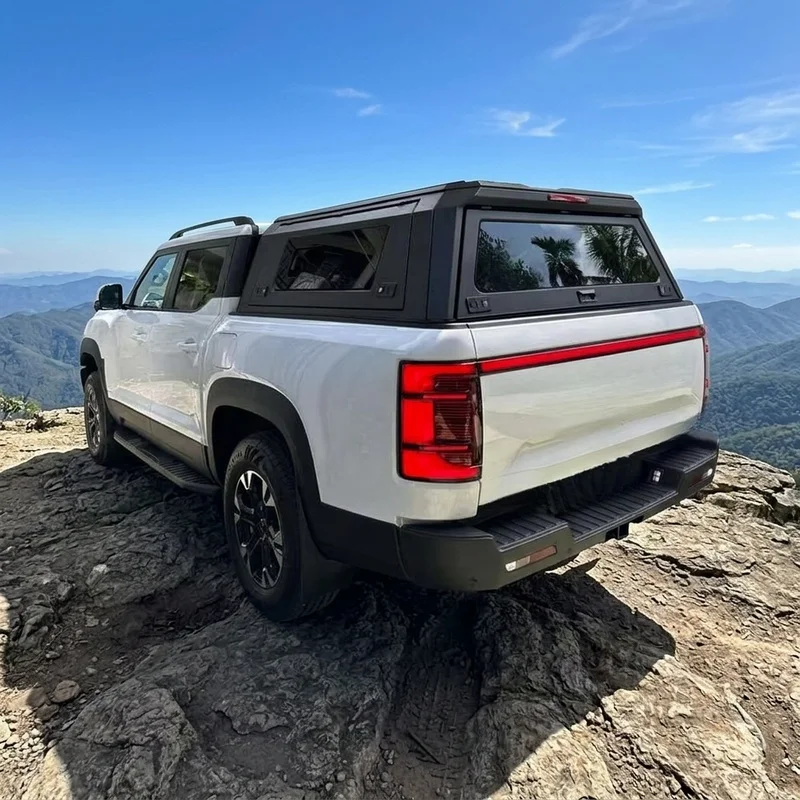 Car Accessories Heavy Duty Aluminum Hard Tonneau Cover with Window Waterproof UV Treated For Ranger Hilux Revo Gladiator