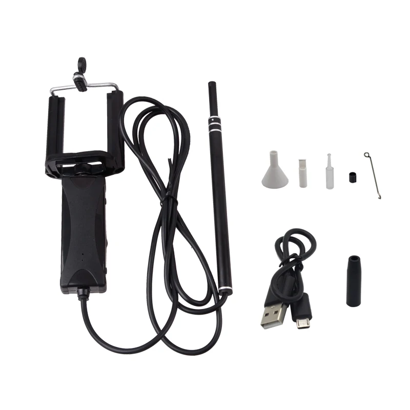 5.5mm 3in1 WIFI  Earpick Endoscope HD Earscope Cleaner For Android  ISO PC Earwax Removal Otoscope