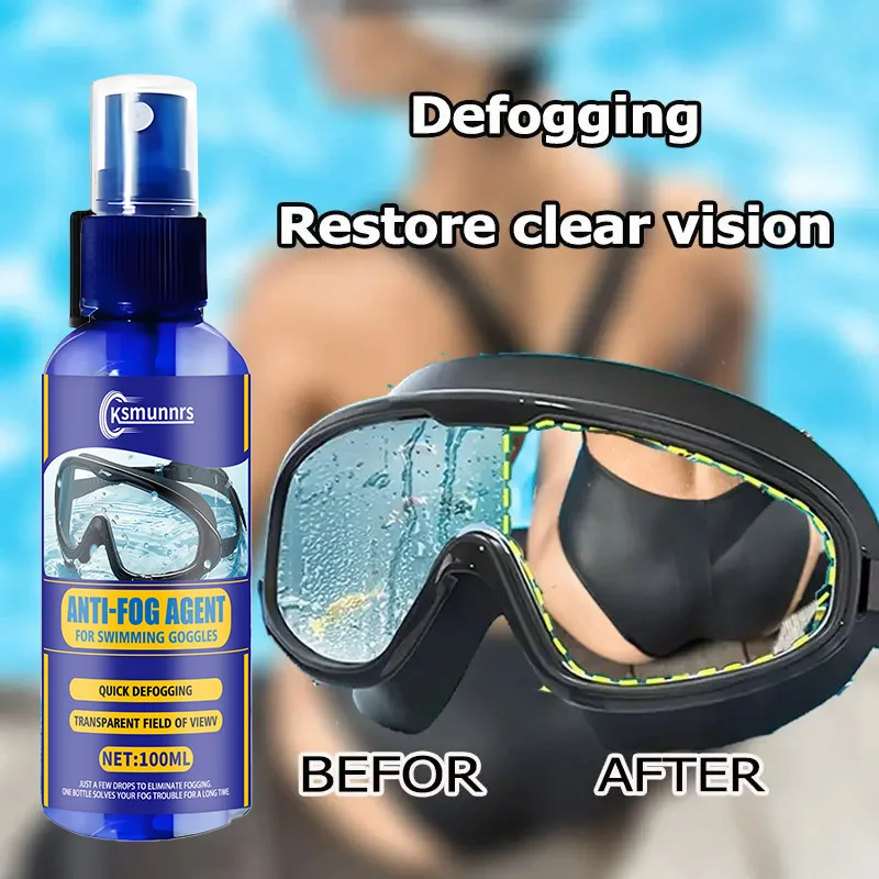 OG Spray for Swimming Goggles & Diving Masks - Long-Lasting Defogger Coating, Portable Wetting Agent for Snorkeling