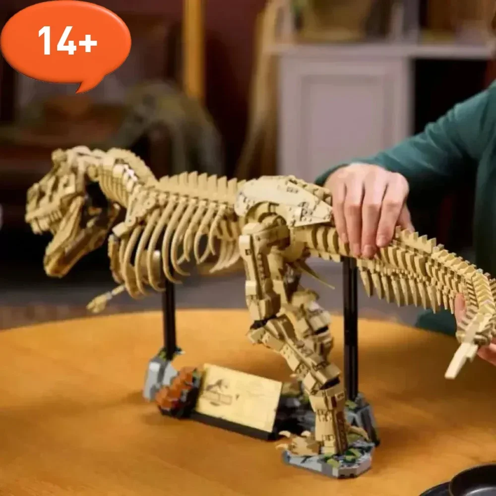 

Dinosaur World Park Toys for Kids Boys Birthday Gifts 2025 New 76968 Dinosaur T-Rex Fossils Tyrannosaurus Rex Building Blocks