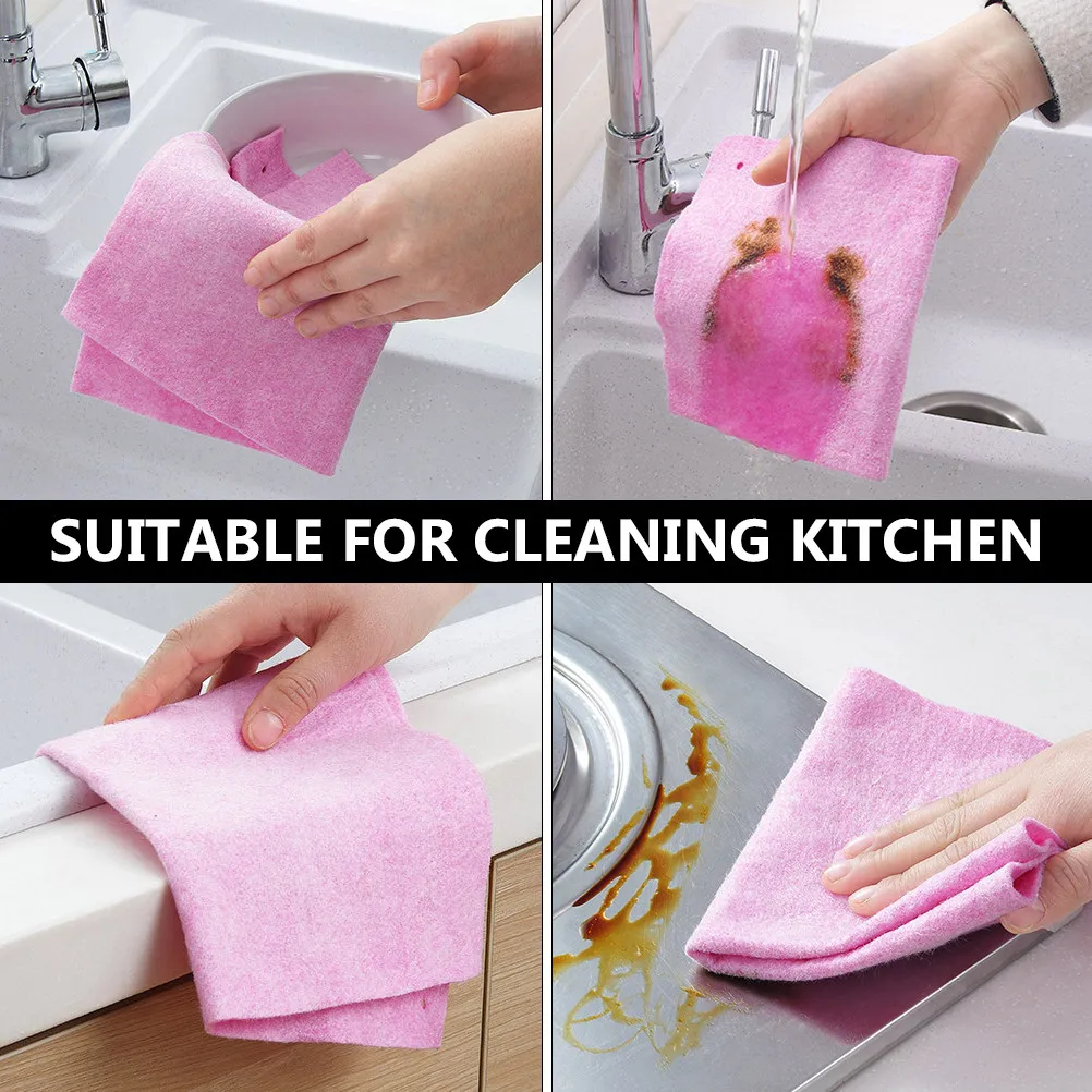 24Pcs Natural Coconut Dish Washing Cloth Soft No Scratch Surface Kitchenware Washing Towel Dish Cloth Kitchen Towels