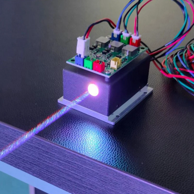 Modulo Laser 1 pezzo 4W modulo Laser TTL di piccole dimensioni in plastica + metallo RGB 4W