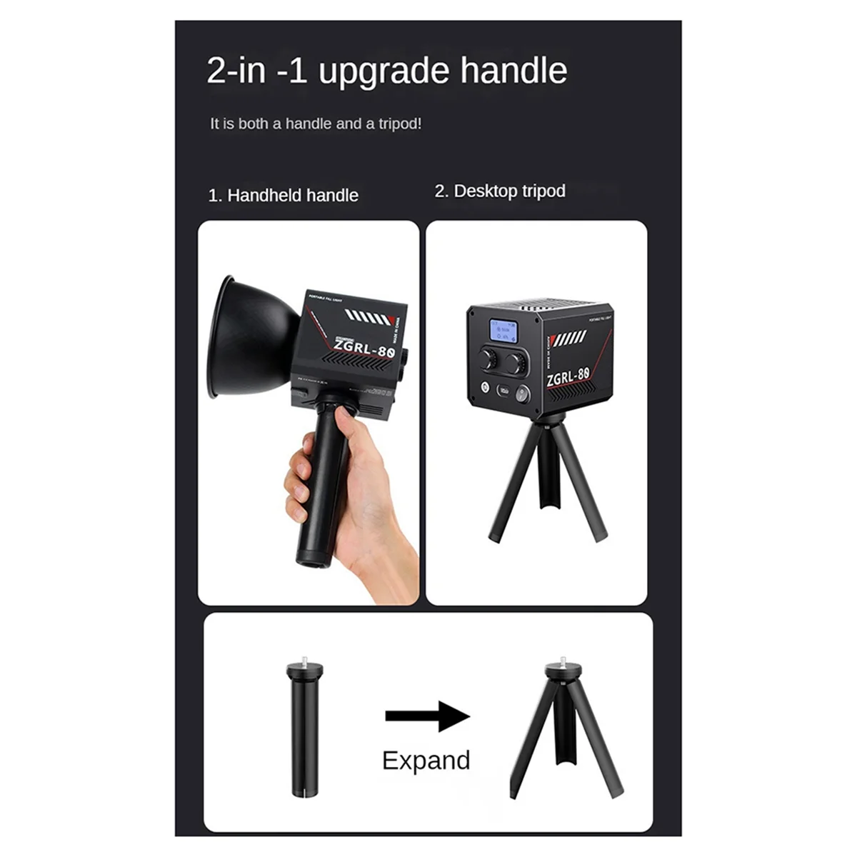 TCE جديد 80 واط LED الفيديو الضوئي ثنائي اللون COB التصوير الفوتوغرافي ضوء الاستوديو 2500 كيلو-6500 كيلو 10000 مللي أمبير للفيديو البث المباشر الاتحاد الأوروبي التوصيل