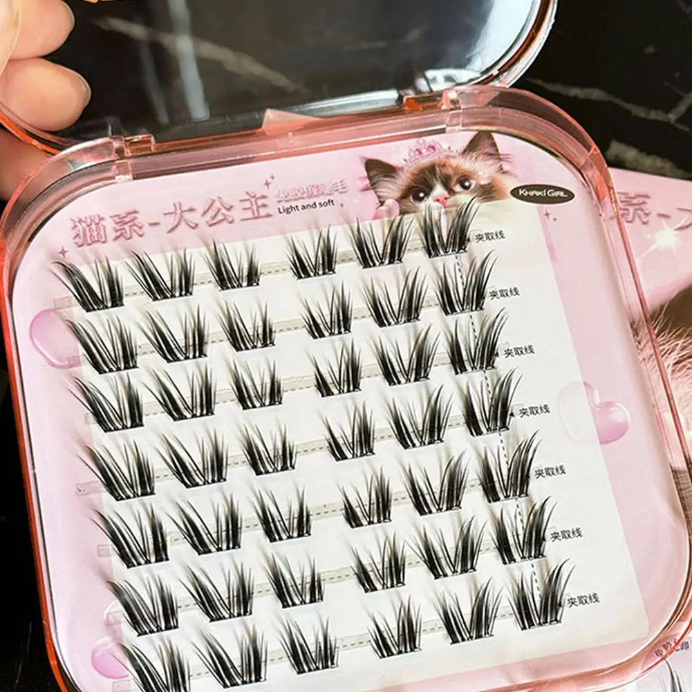 Cat Series Kleberfreie falsche Wimpern Große Prinzessin Kleberfreie falsche Wimpern New Craft Su Daji Comics Fox Ser