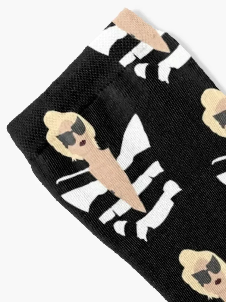 Lady Gaga Telephone Socks funny gift hip hop designer Socks For Women Men's