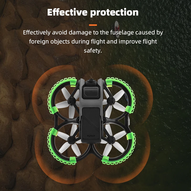 Protezione dell'elica per DJI Avata Protector anelli per paraurti copertura di protezione antigoccia a sgancio rapido per accessori per droni DJI Avata