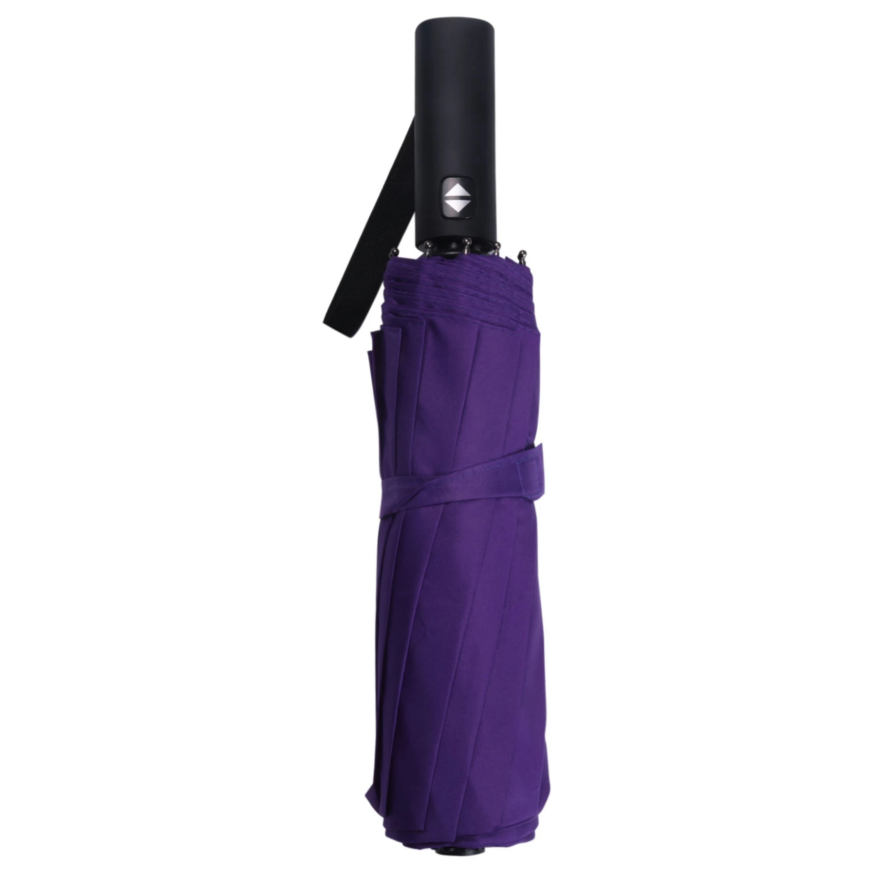 T70C! 12 Ribs Handheld Folding Umbrella Windproof Compact Travel,Auto Open/Close Large Rain Umbrellas for Mens Women-Purple