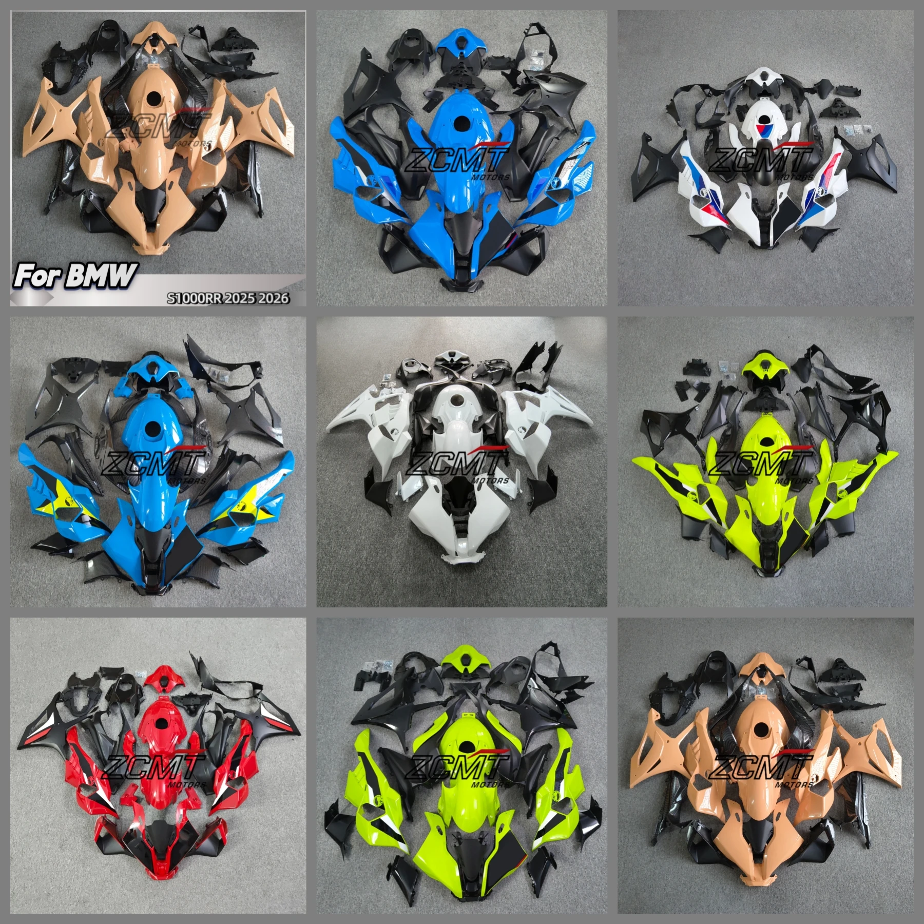 For BMW S1000RR 2025 2026 Forged Weave Glossy Full Forged Weave Glossy FOR M1000RR Motorcycle Body Fairings Kit