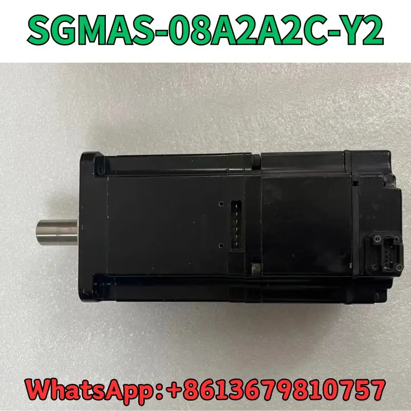 Used servo motor SGMAS-08A2A2C-Y2 test OK Fast Shipping