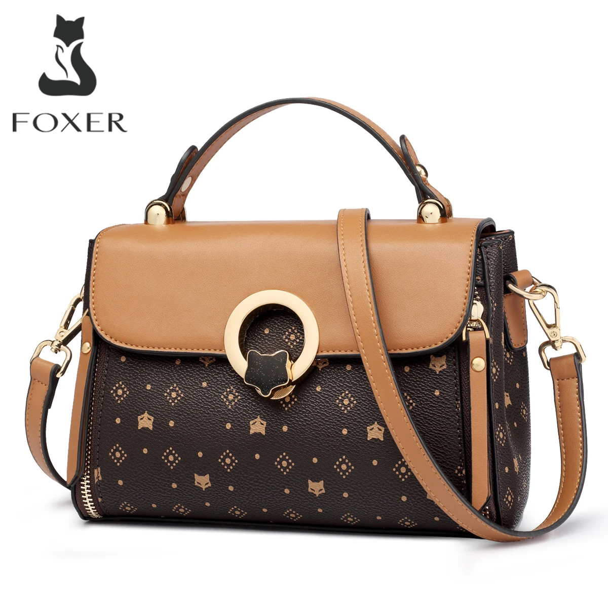 FOXER marque élégant grande capacité sac à main femmes sac à bandoulière 2025 automne hiver léger luxe femme sac à bandoulière pour maman
