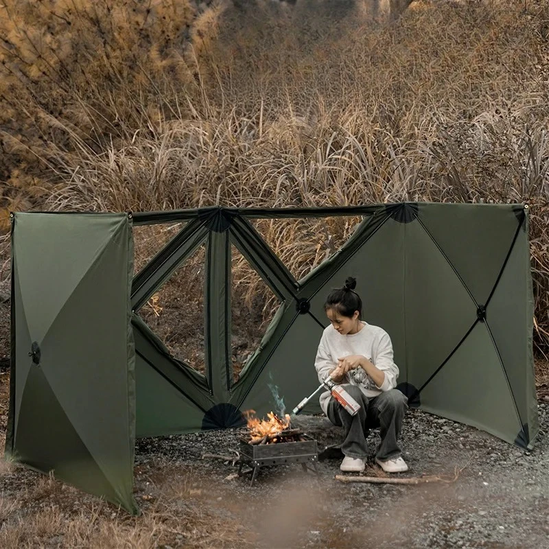 Outdoor Camping Camping Screen Windproof and Windproof Array Screen Picnic Shelter Windproof Fence