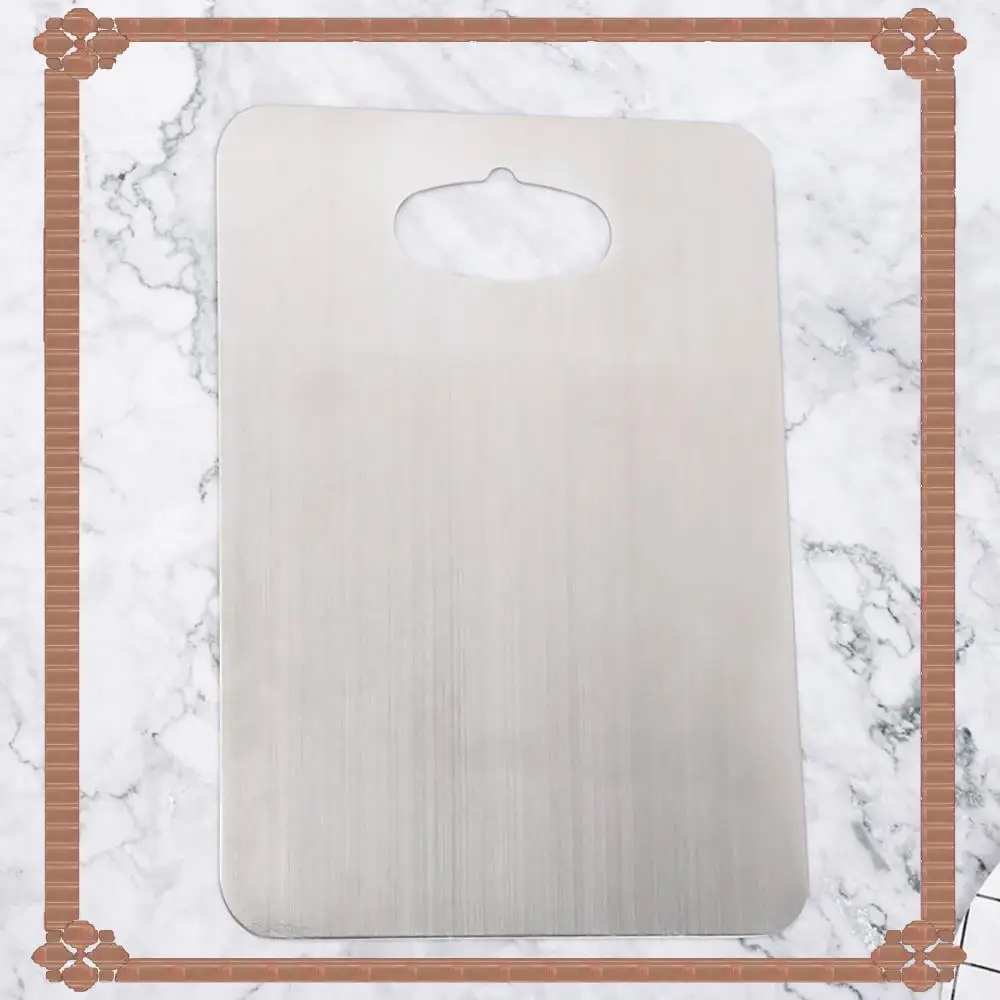 

24-Hour Delivery Stainless Steel Cutting Boards For Kitchen Heavy Duty Chopping Board For Meat Vegetable Chopping Board Easy To
