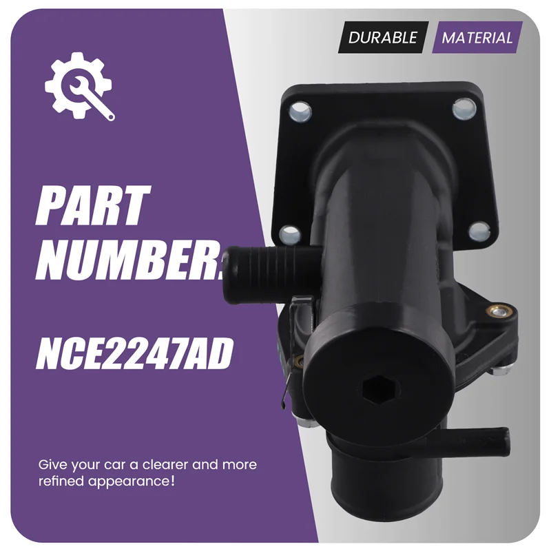 B07A-Thermostatgehäuse für Jaguar S-Type V8 Benzin 1999–2002, natürlich saugiert, NCE2247AD