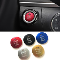 For Hyundai Equus Genesis Avante car engine engine start ignition button switch decorative with metal protective cover glitter s