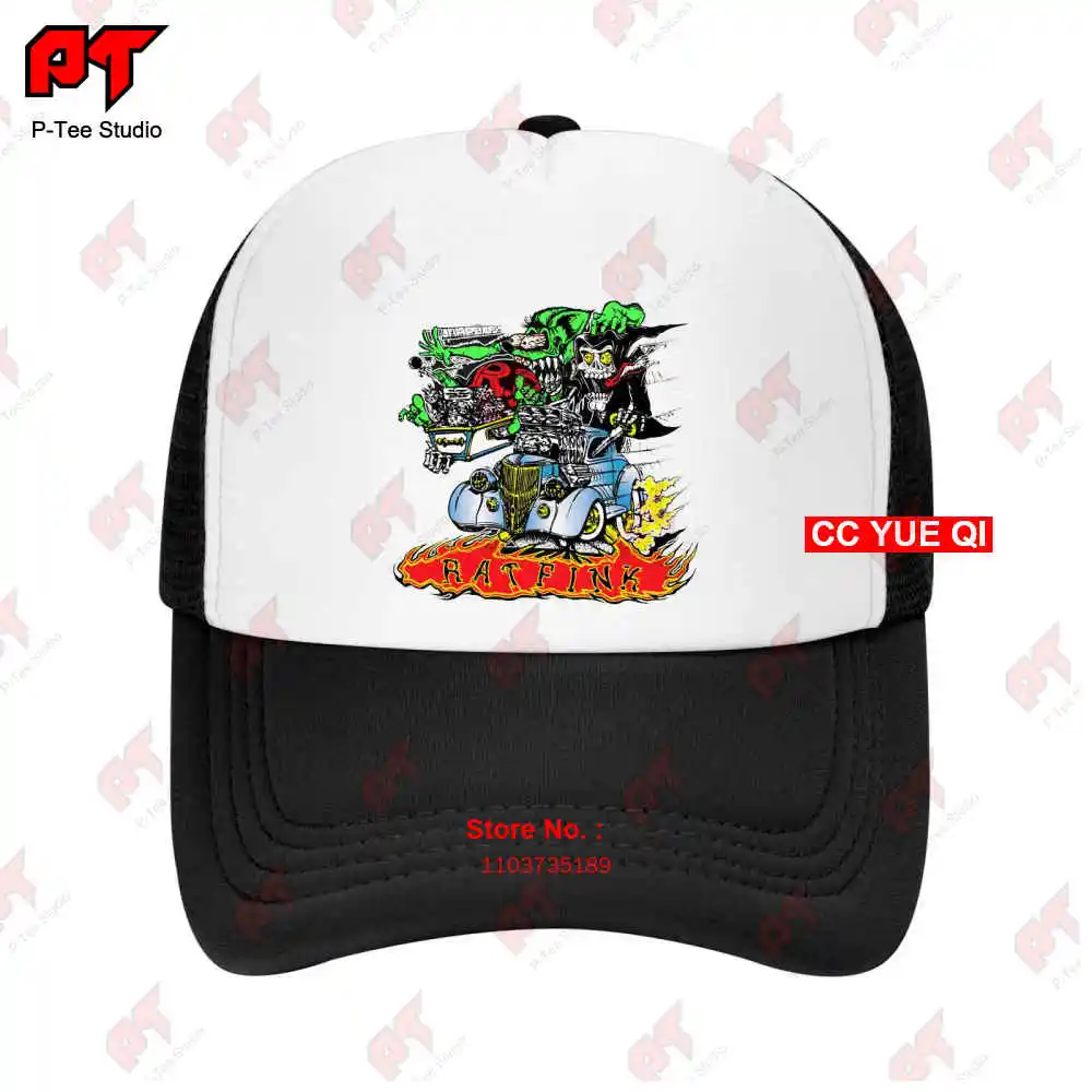 Rat Fink Hot Rod Death Coffin Ed Big Daddy Baseball Caps Truck Cap 9LAE