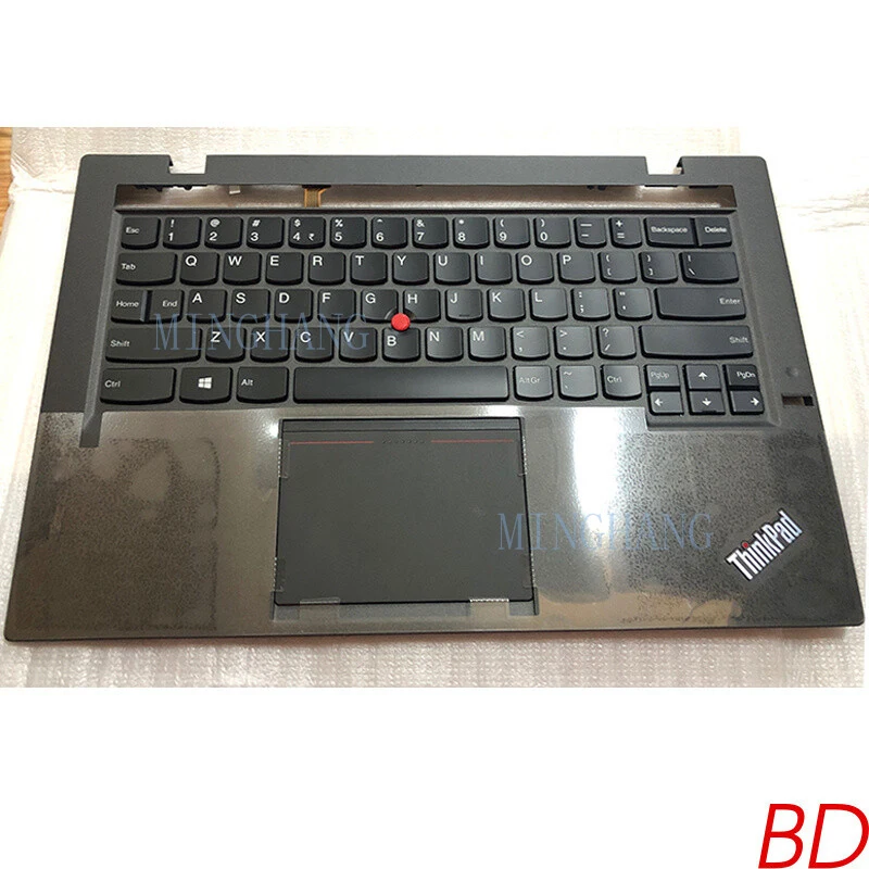 M  C Shell 04X6598 For Lenovo Thinkpad X1C 2014 Palmrest Touchpad Keyboard